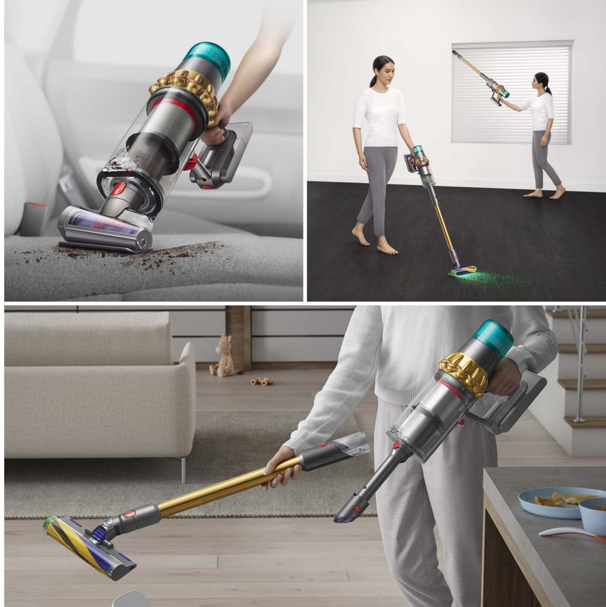 Dyson V12 Detect Slim Absolute SV46 Nickel/Gold