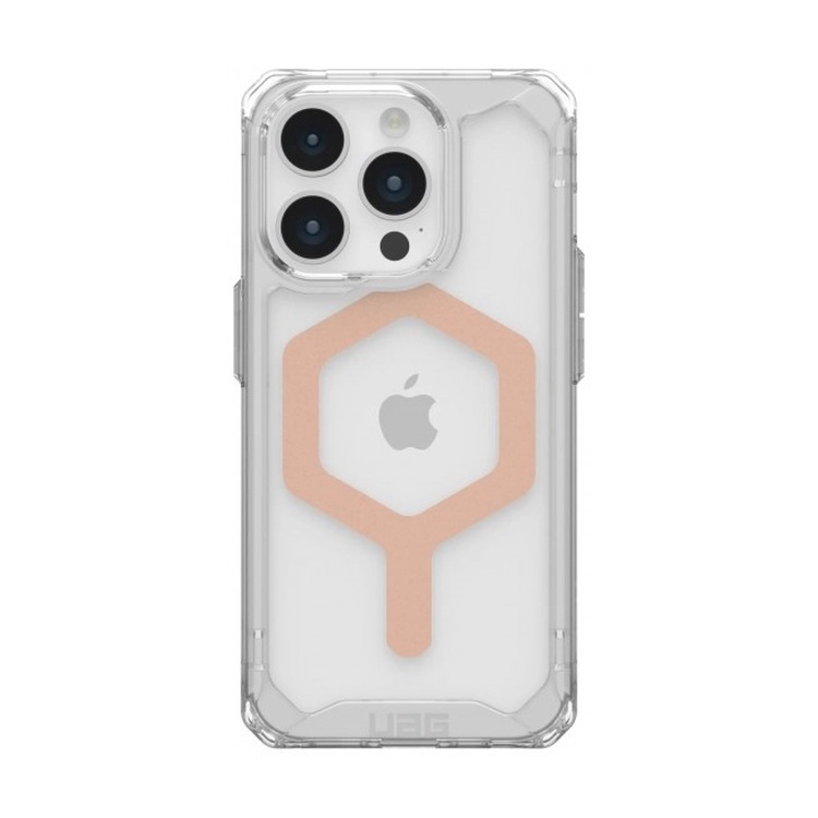 Чехол с поддержкой Plyo iPhone 15 Pro (Ice/Rose Gold)