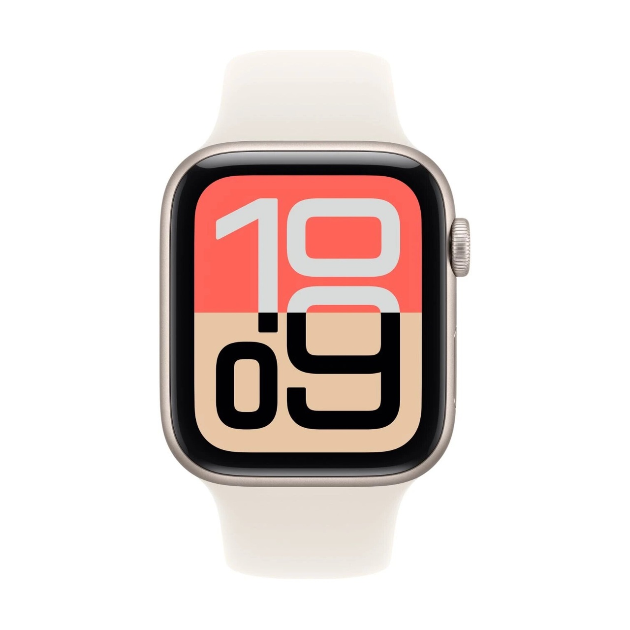 Умные часы Apple Watch SE 3, 40mm, Starlight, ремешок Starlight Sport Band M/L (2025)