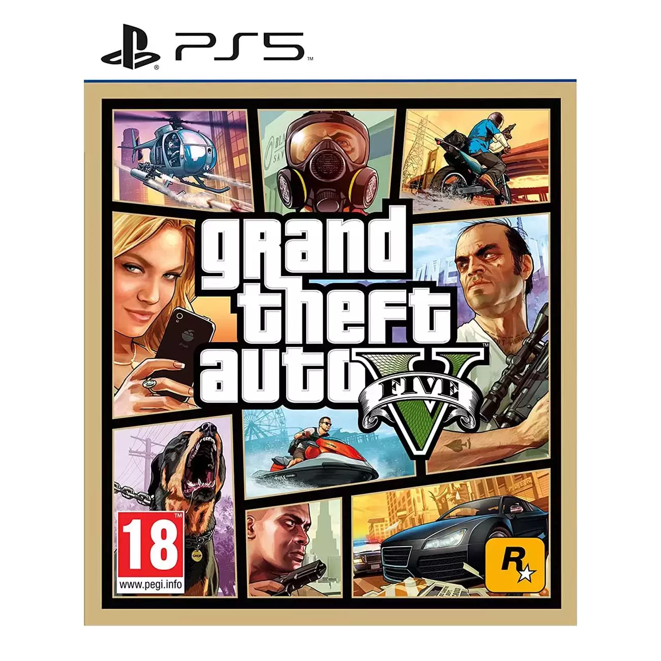 Игра для PS5: Grand Theft Auto V