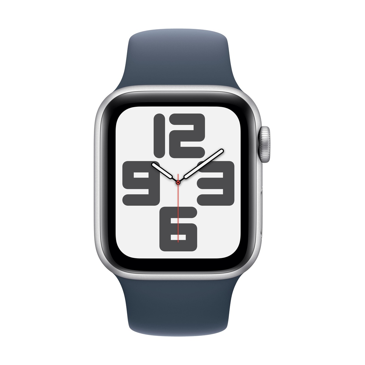 Умные часы Apple Watch 2024 SE2, 40mm, Silver, Storm Blue S/M