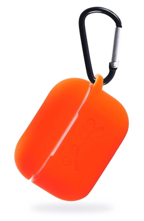 Чехол для наушников Apple Silicone Case Оранжевый