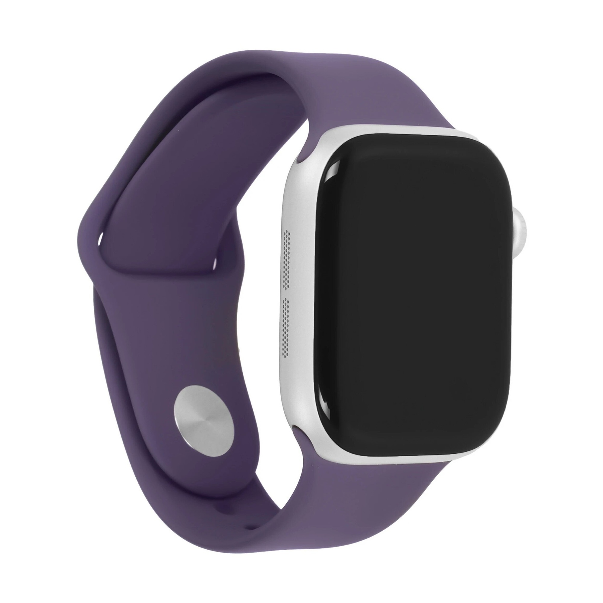 Умные часы Apple Watch Series 11, 42mm, Silver, ремешок Purple Sport Band S/M