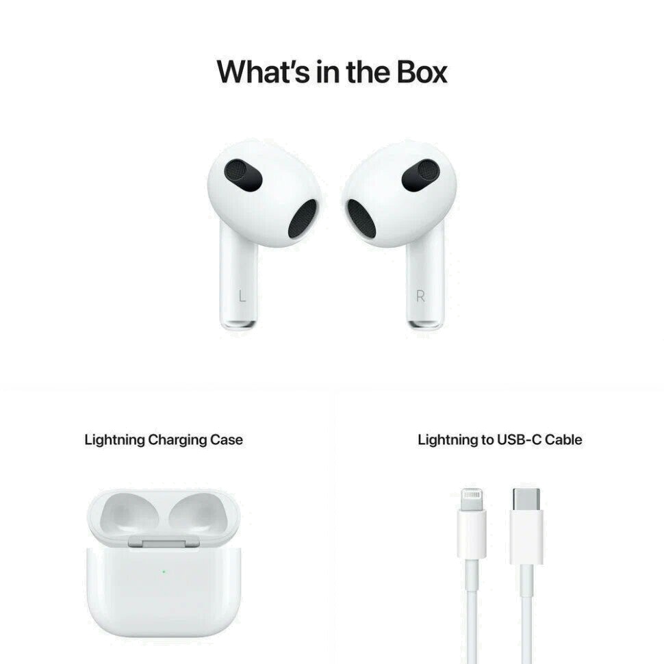 Apple AirPods 3 with (Lightning Charging Case)