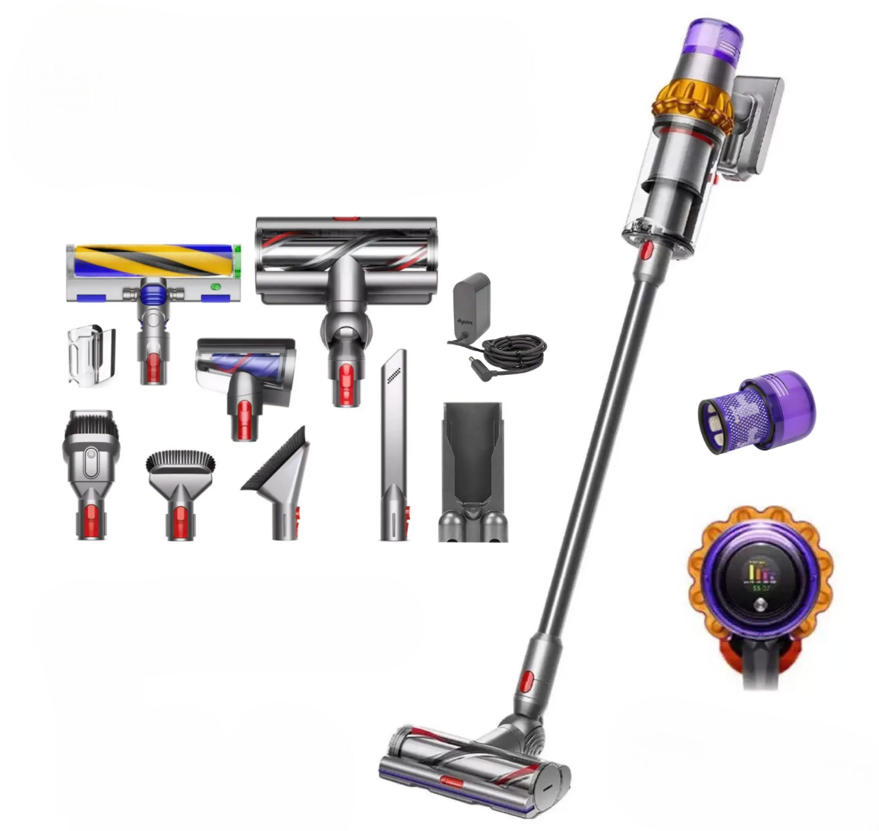 Dyson V15 Detect Absolute SV47 Nickel/Gold