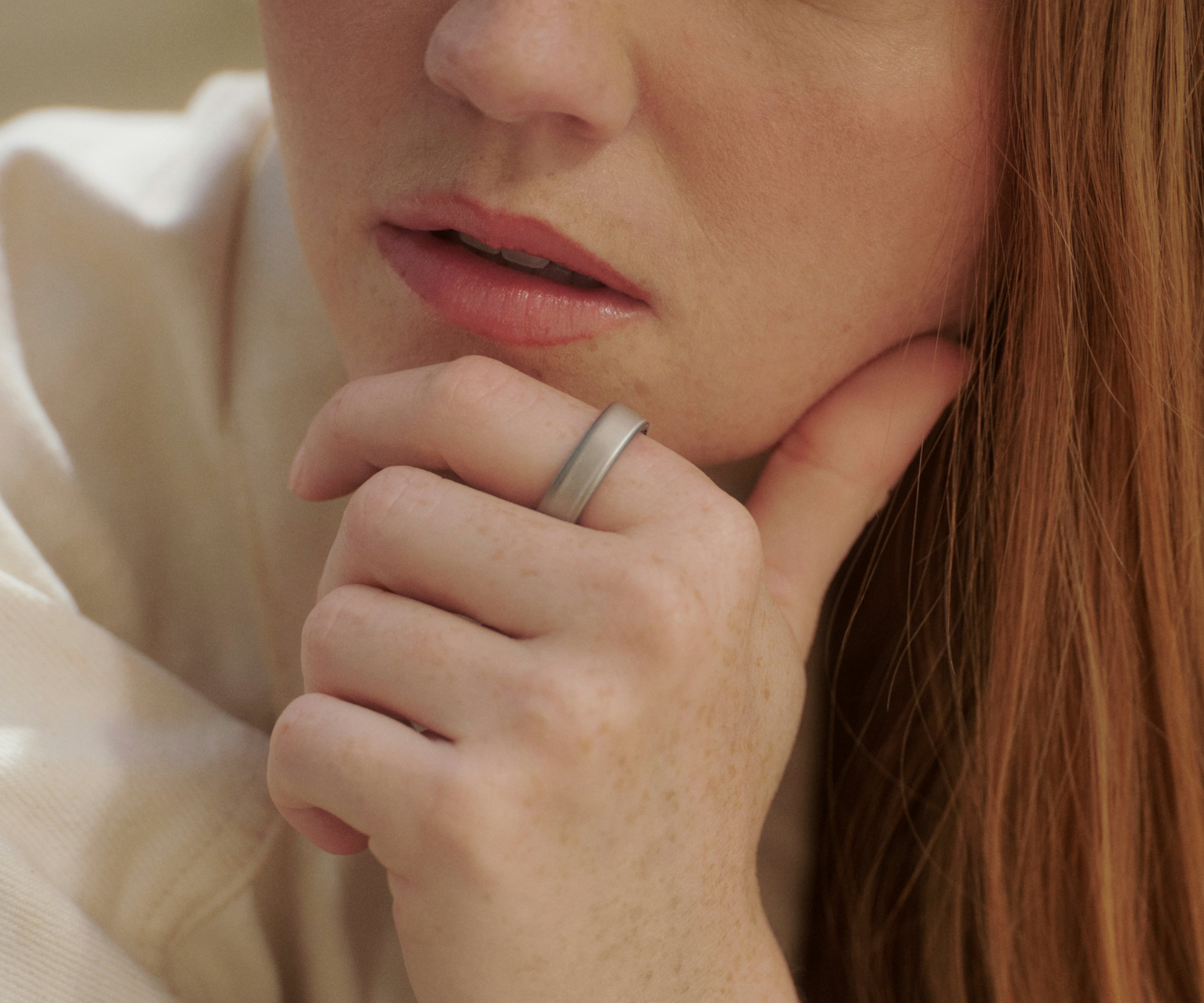 Умное кольцо Oura Ring 5, Шлифованное серебро, размер 10