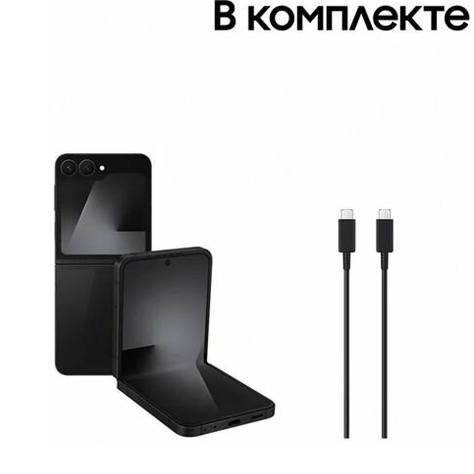 Смартфон Samsung Galaxy Z Flip 7 FE 8/256Gb SIM+eSIM Black (Черный) Global