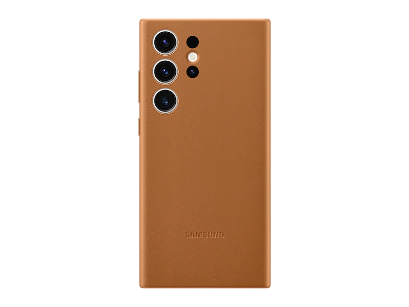 S23 Ultra Leather Case - Brown