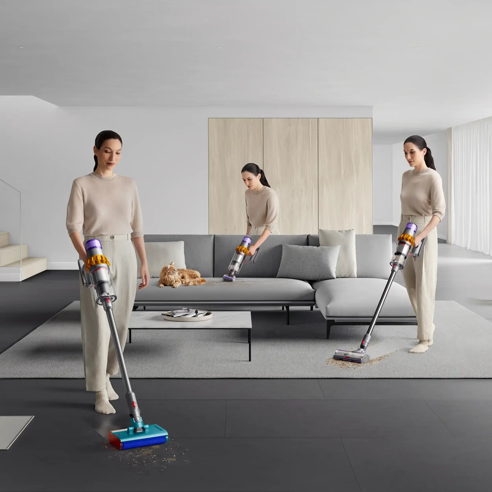 Моющий пылесос Dyson V15S Detect Submarine SV47