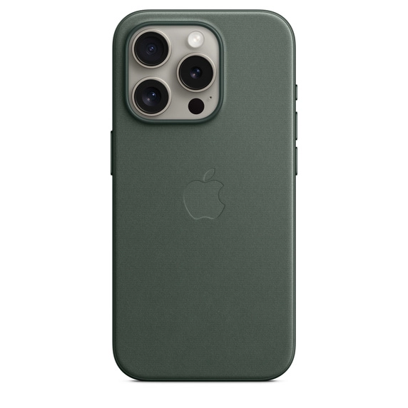 Тканевый чехол iPhone 15 Pro Max - Evergreen
