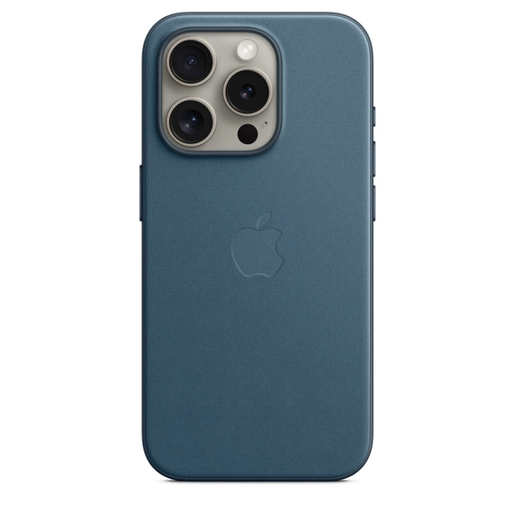Тканевый чехол iPhone 15 Pro Max Pacific Blue