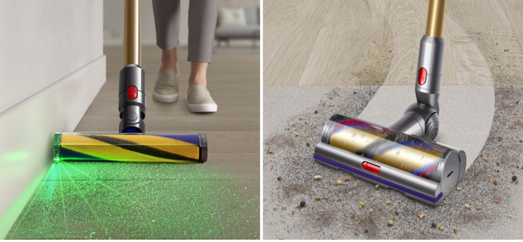 Dyson V15 Detect Absolute SV47 Nickel/Gold