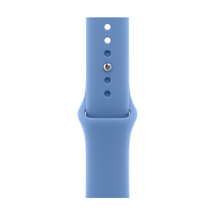 Смарт-часы Apple Watch Series 12 GPS + Cellular 46mm Pearl White Ceramic, Wildflower Blue Sport Band, размер M/L