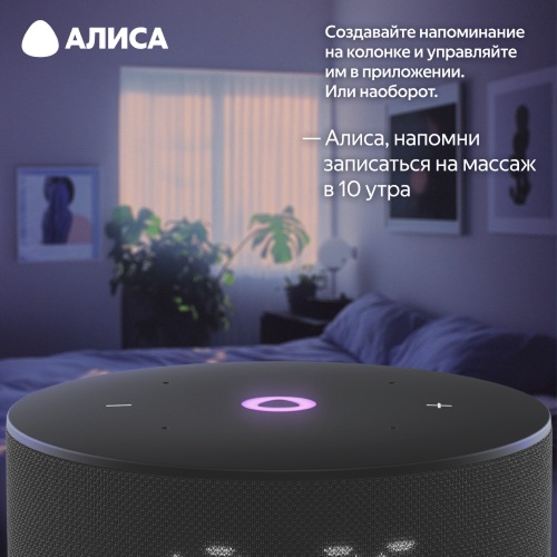 Умная колонка Яндекс Станция Мини 3 Black