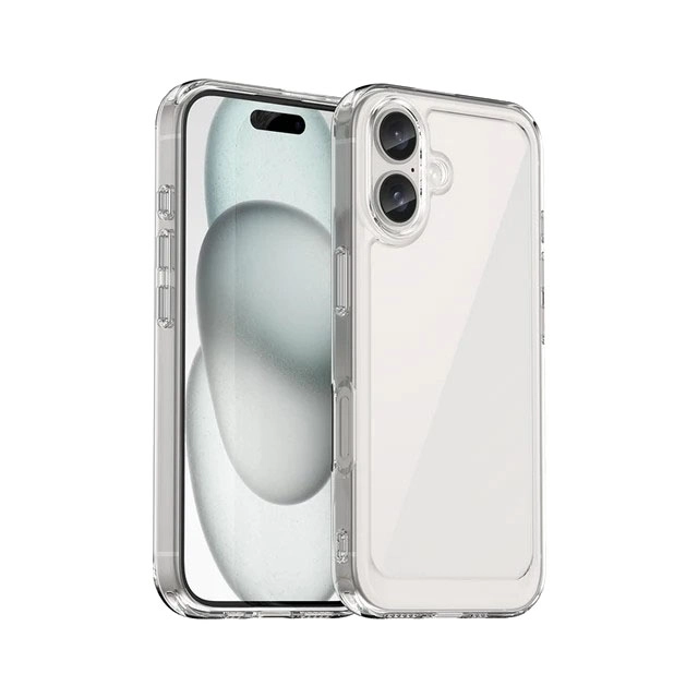Чехол силиконовый для iPhone 16 Прозрачный