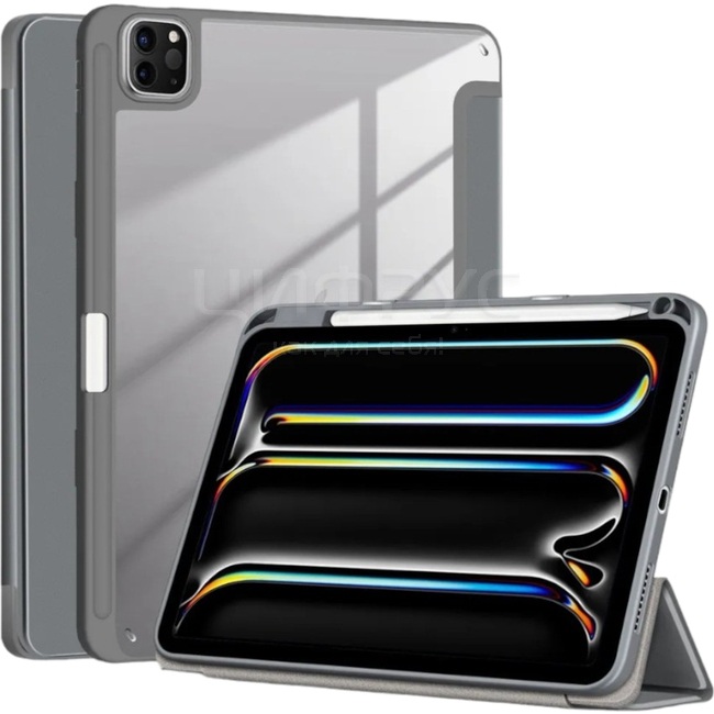 Чехол-книжка MOSBROS для iPad Pro 13 (M4) Grey