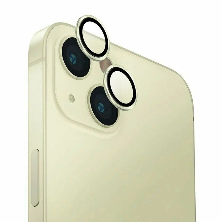 Защита объектива камеры OPTIX iPhone 15 желтый (YELLOW)