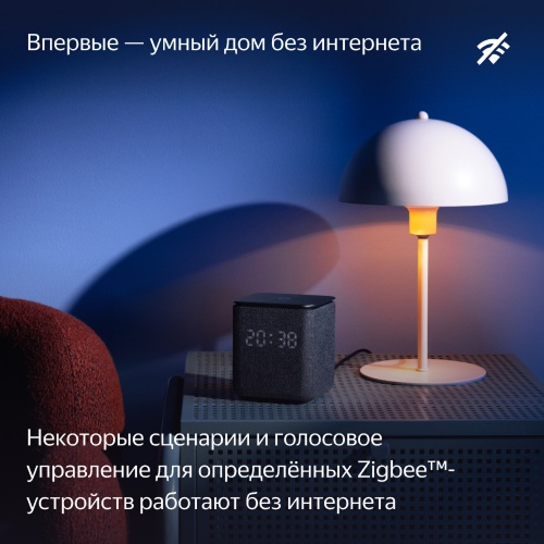 Умная колонка Яндекс Станция Миди Черный