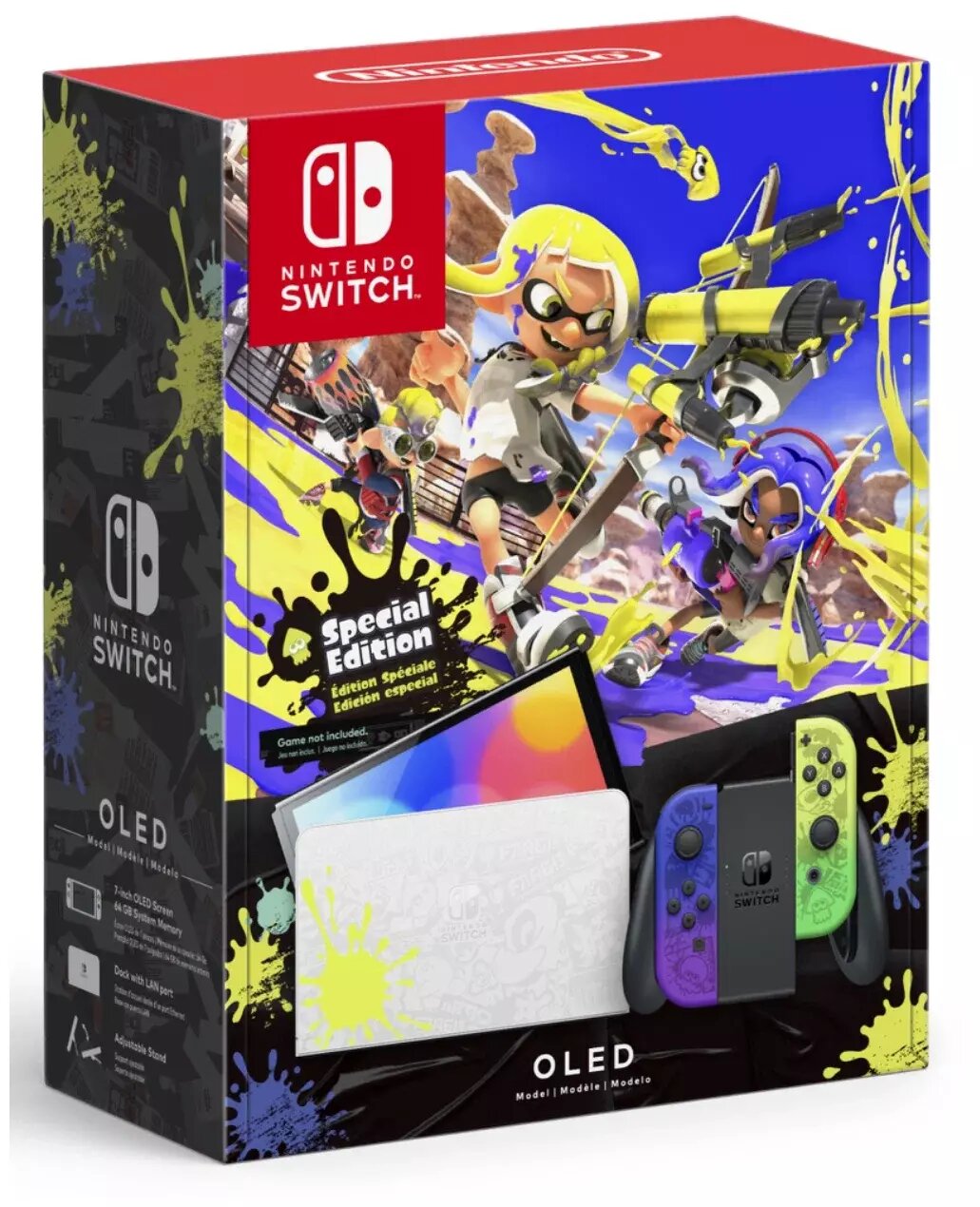Игровая консоль Nintendo Switch OLED 64Gb Splatoon 3