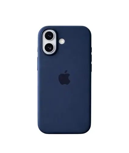 Чехол Silicone Case с MagSafe для iPhone 17 Темно синий