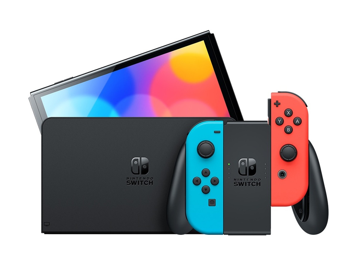 Игровая консоль Nintendo Switch OLED 64Gb Neon Blue/Neon Red