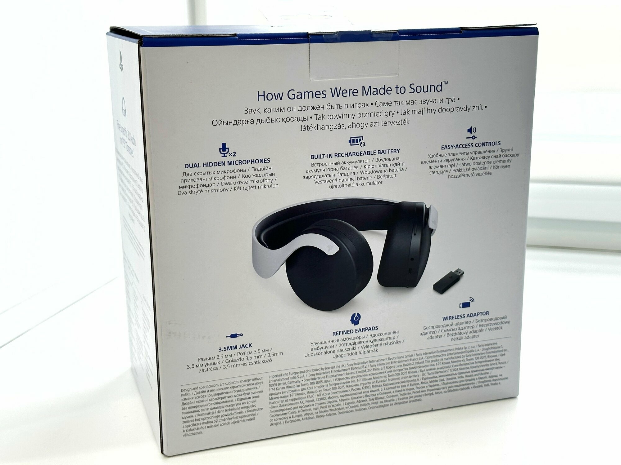 Sony Pulse 3D Белый/Черный