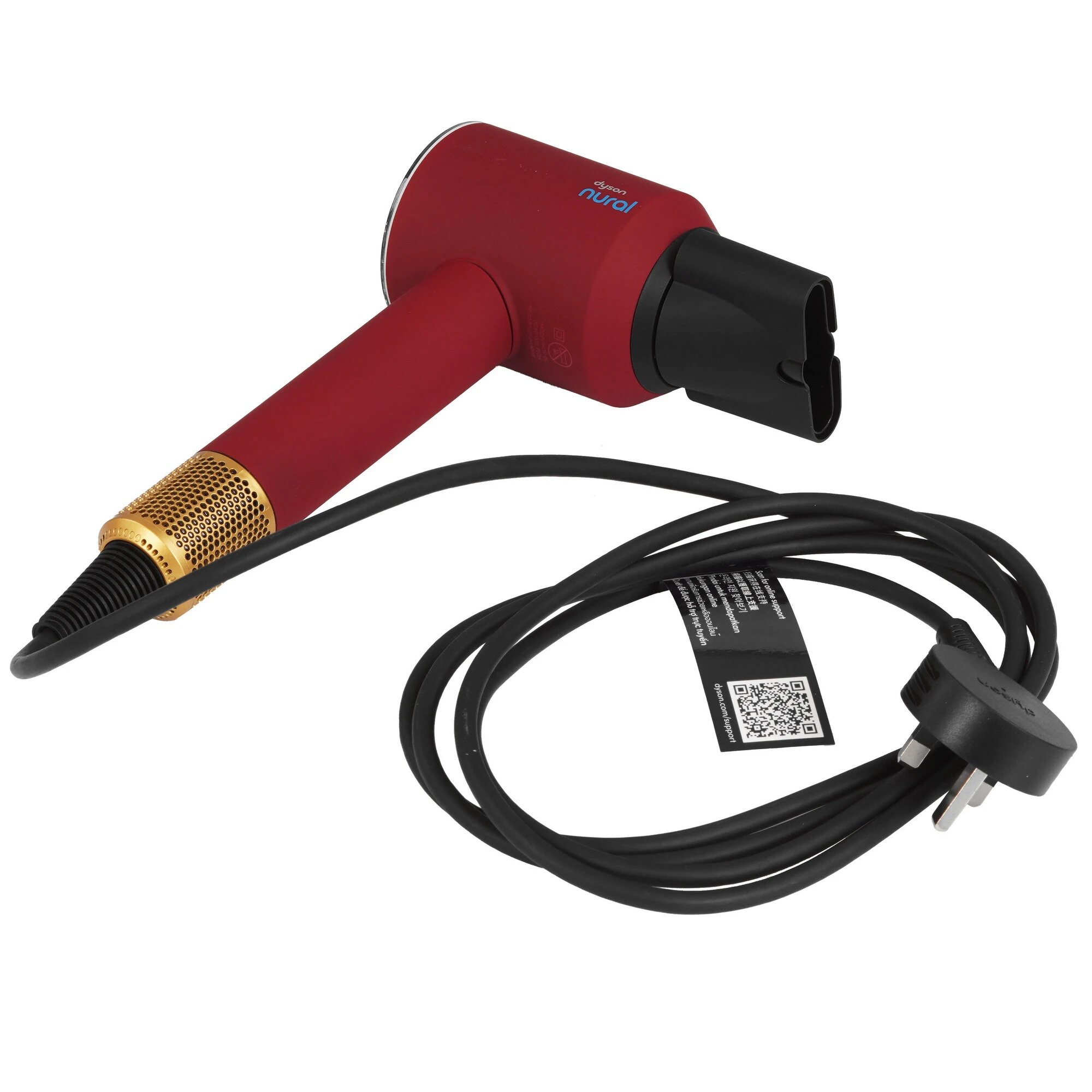 Фен Dyson Supersonic Nural HD16 Red Velvet/Gold