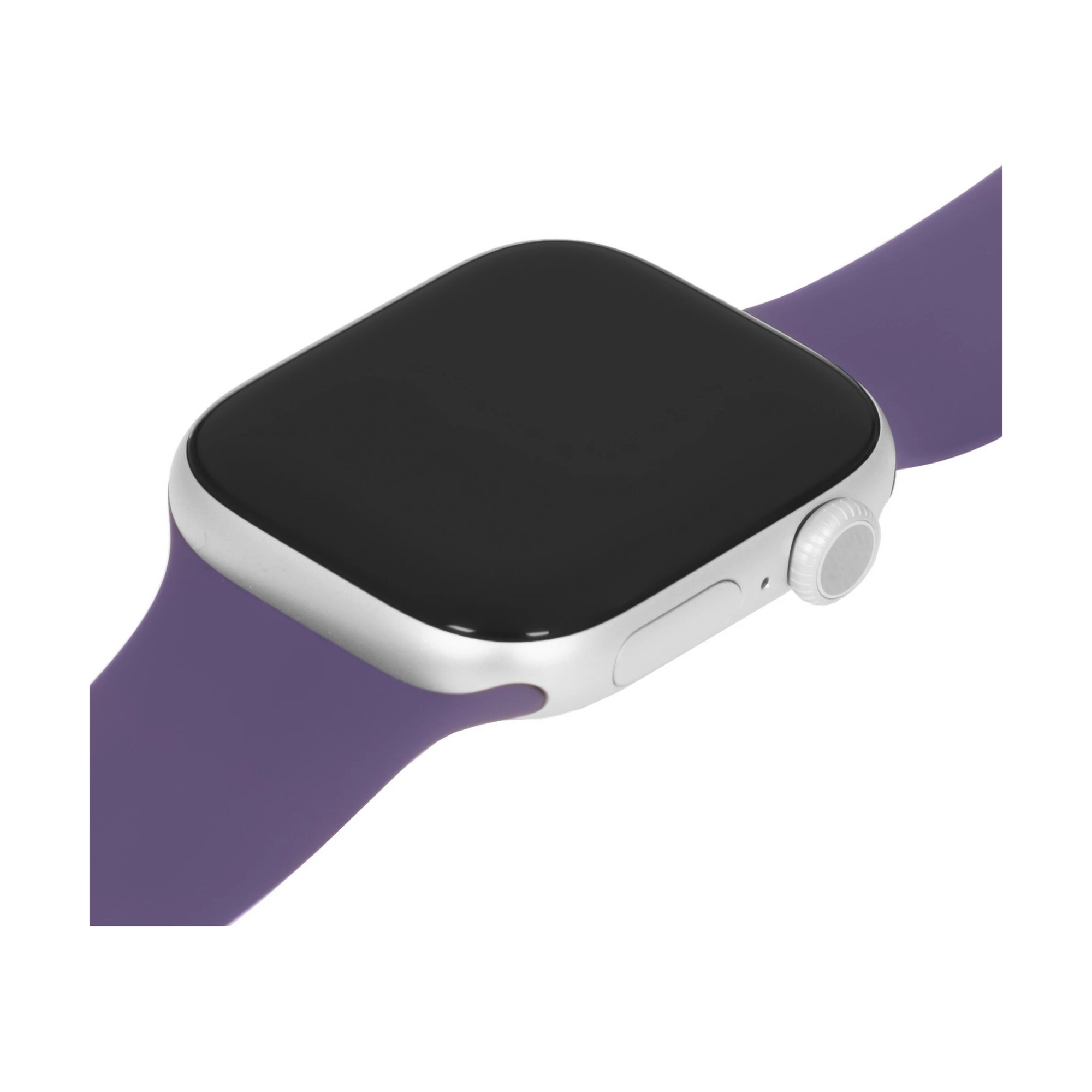 Умные часы Apple Watch Series 11, 46mm, Silver, ремешок Purple Sport Band S/M