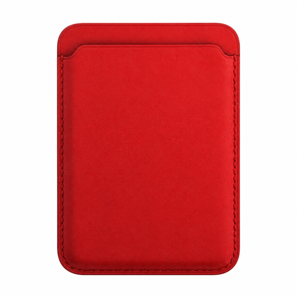 Картхолдер для iPhone Leather Wallet с MagSafe Красный