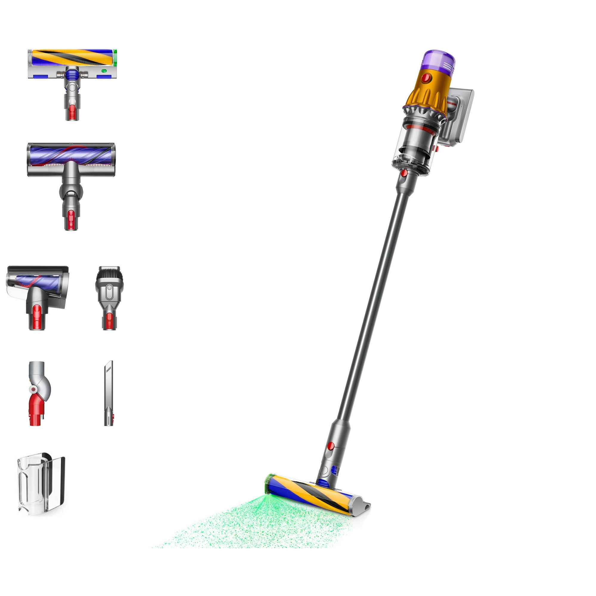 Вертикальный пылесос Dyson V12 Detect Slim Absolute SV46 Nickel/Gold