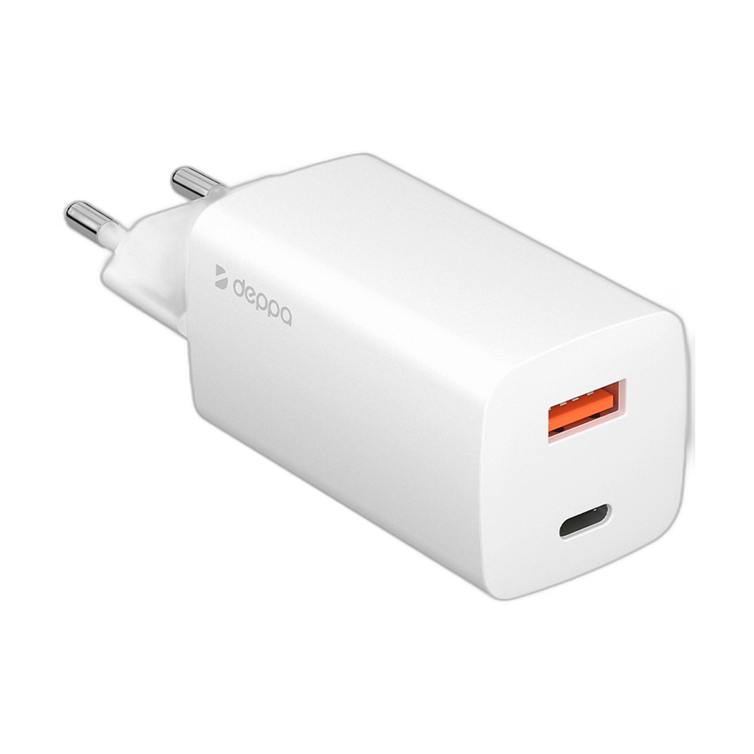 Сетевое зарядное устройство Deppa 65Вт, USB-C, белая