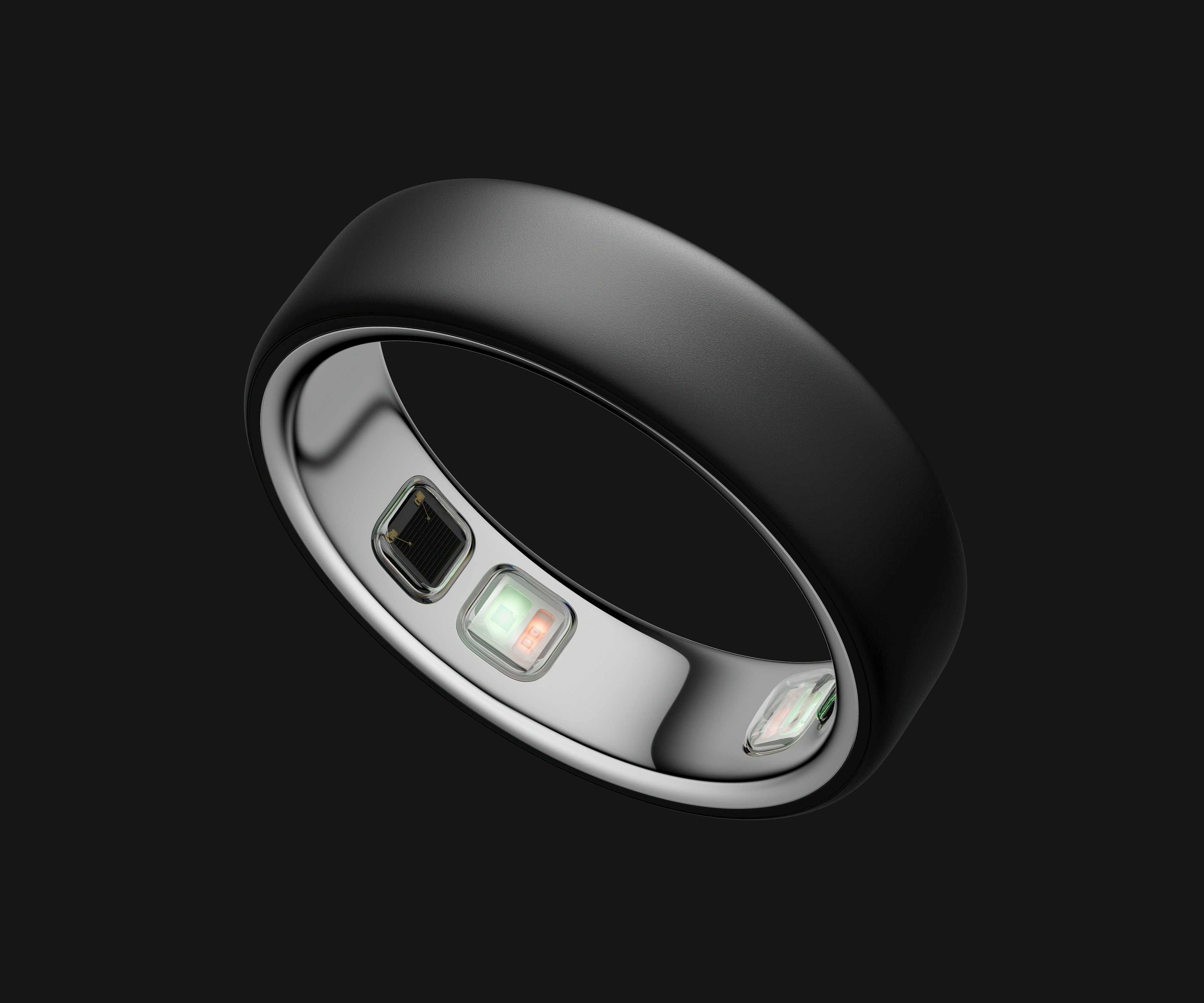 Умное кольцо Oura Ring 5, Матовый чёрный, размер 8