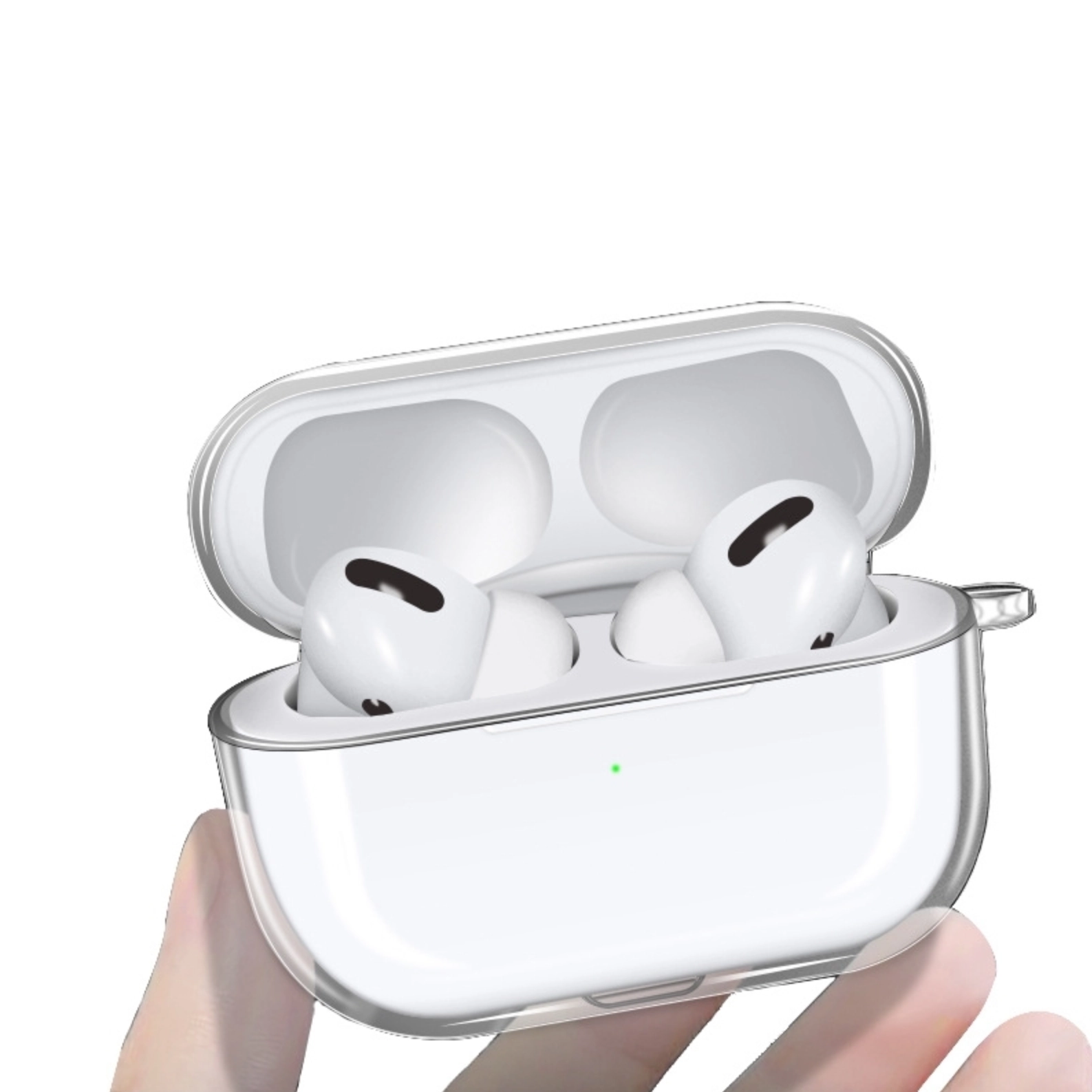 Чехол для наушников Apple AirPods Pro Прозрачный