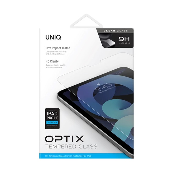 Защитное стекло Uniq OPTIX CLEAR Glass для iPad Pro 11"