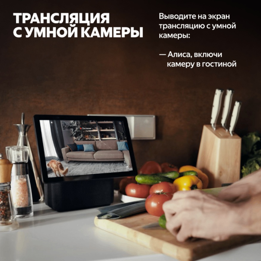 Умная колонка Яндекс Станция Дуо Макс Красный