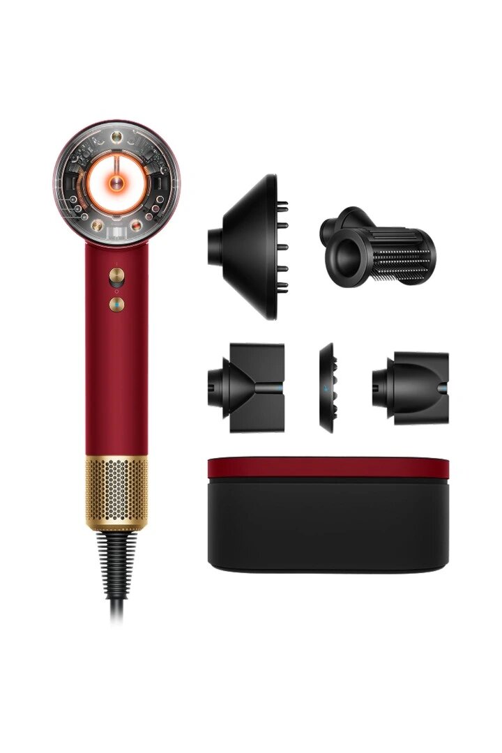 Фен Dyson Supersonic Nural HD16 Red Velvet/Gold