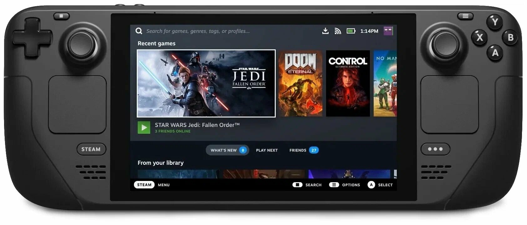 Портативная игровая консоль Valve Steam Deck Oled 512Gb