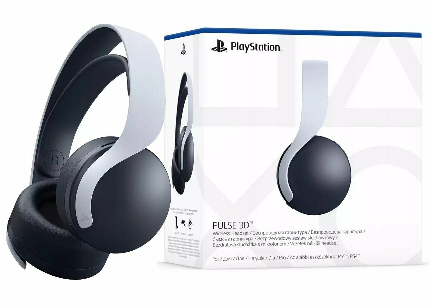 Sony Pulse 3D Белый/Черный
