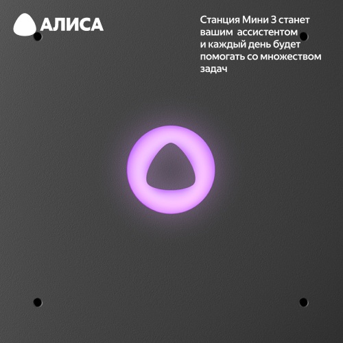 Умная колонка Яндекс Станция Мини 3 Серый