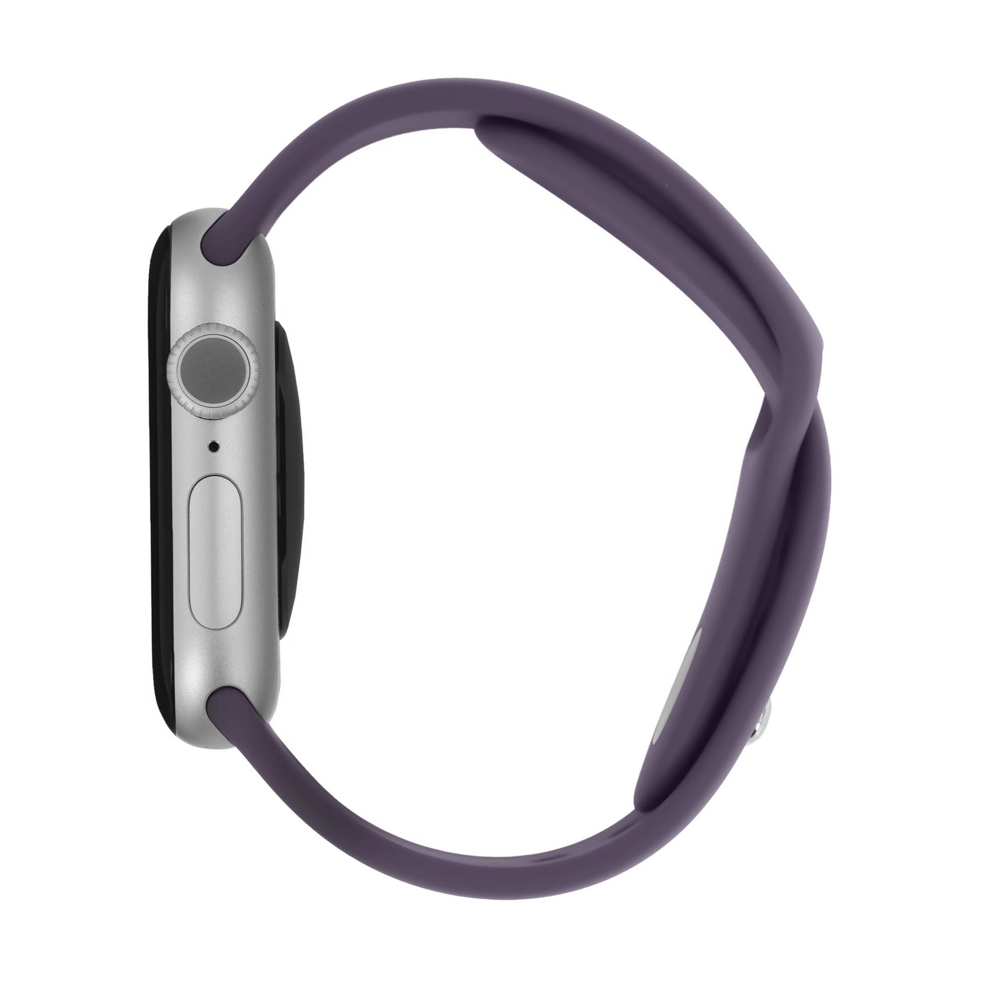 Умные часы Apple Watch Series 11, 42mm, Silver, ремешок Purple Sport Band S/M