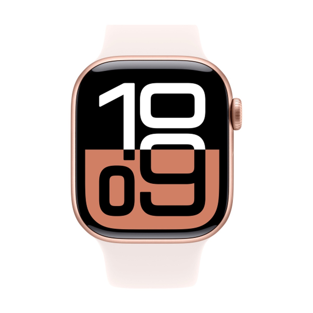 Умные часы Apple Watch Series 10 42mm Aluminum Case Rose Gold with Light Blush Sport Band M/L