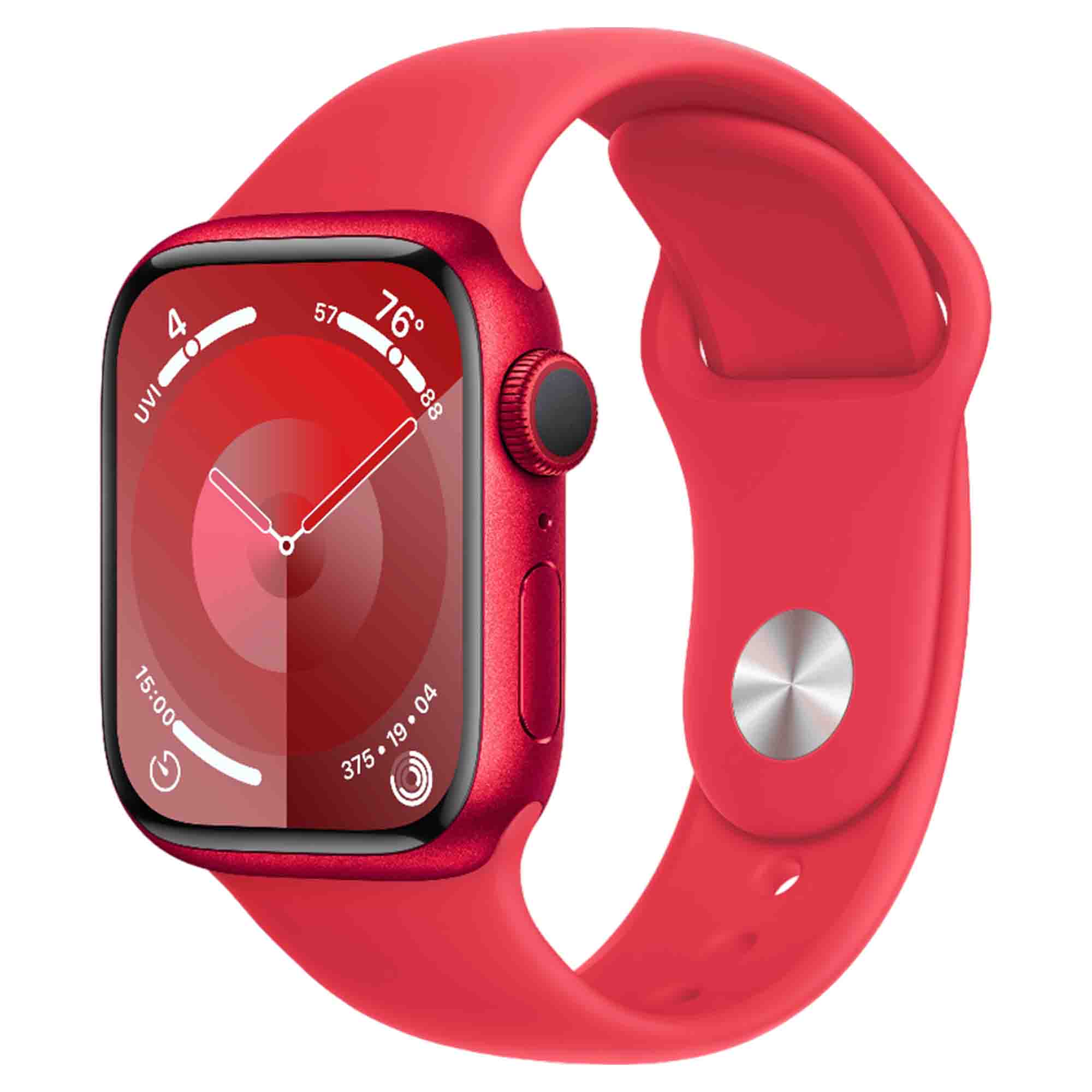 Умные часы Apple Watch Series 9 Aluminium Case 41 мм (PRODUCT)RED with Red Sport Band S/M