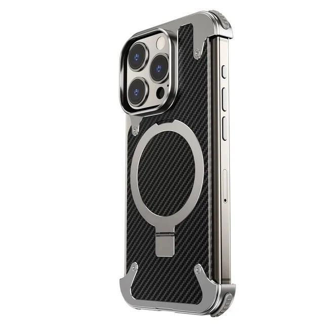 Чехол Phone case For Cell (MagSafe) iPhone 15 pro Серый