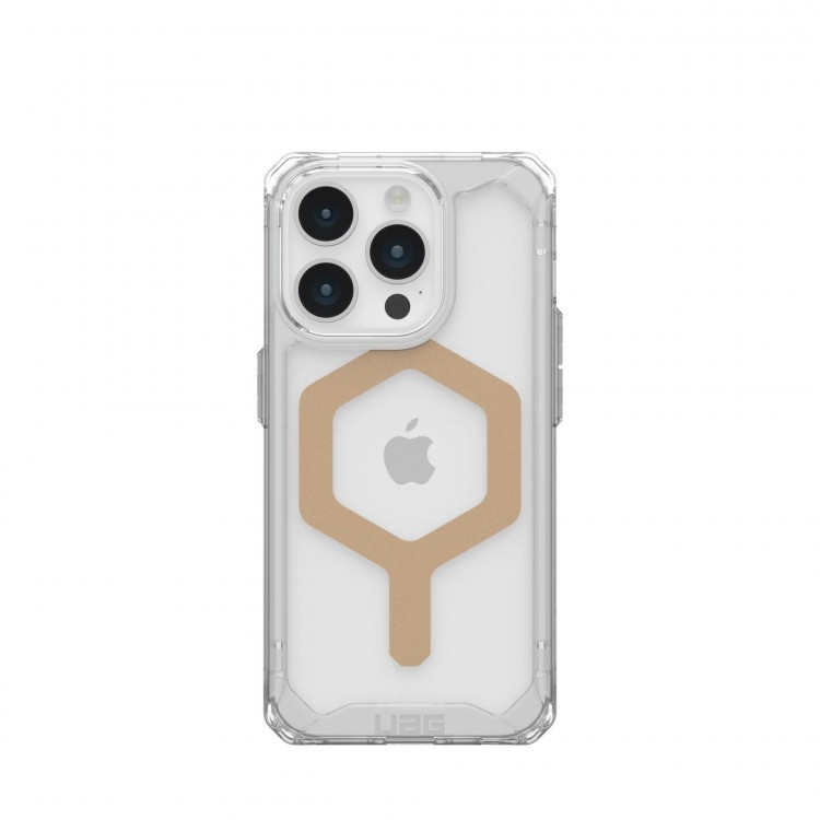 Чехол UAG Plyo с MagSafe для iPhone 15 Pro Max Ice/Gold
