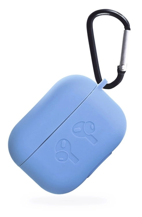 Чехол для наушников Apple AirPods Silicone Case Голубой