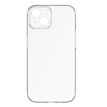 Чехол силиконовый для iPhone 15 Plus Прозрачный