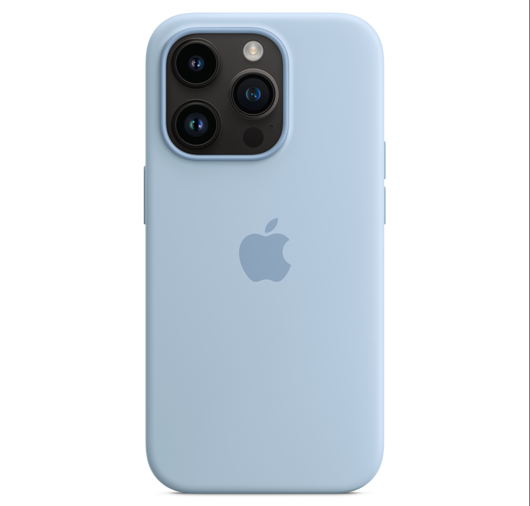 Чехол силиконовый Apple with MagSafe для iPhone 14 Pro Sky Blue (Original)