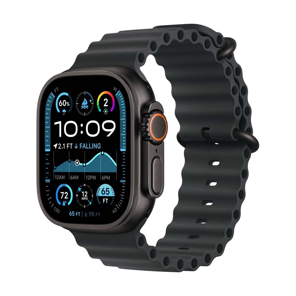 Умные часы Apple Watch Ultra 2 New 49mm Titanium Case Black with Black Ocean Band One Size