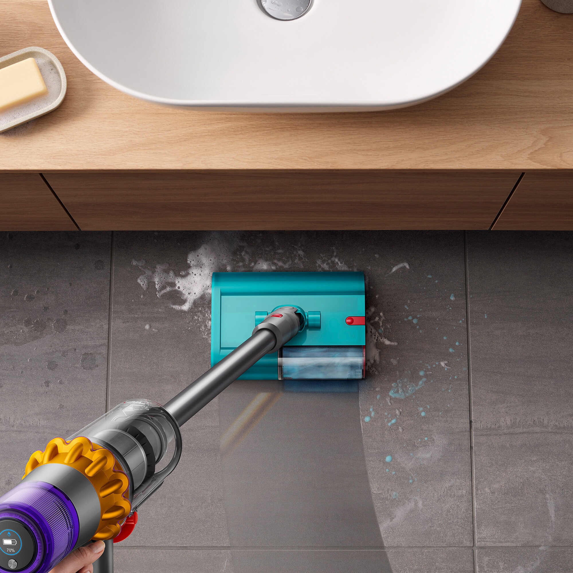 Моющий пылесос Dyson V15S Detect Submarine SV47