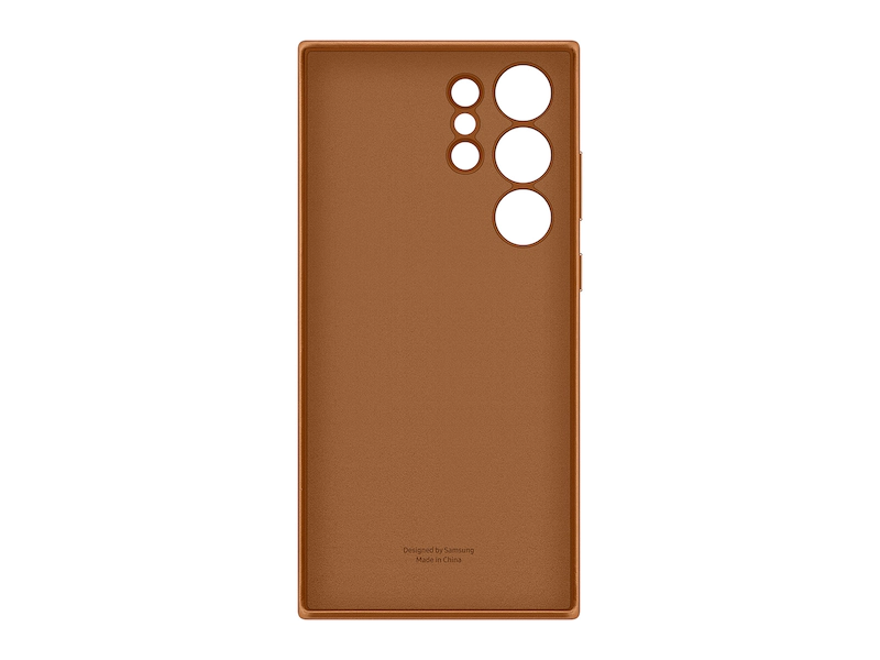 S23 Ultra Leather Case - Brown